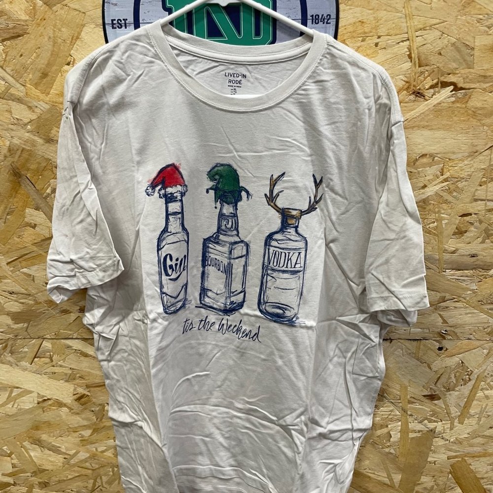 LIVED-IN RODE WEEKEND CHRISTMAS COCKTAIL TSHIRT